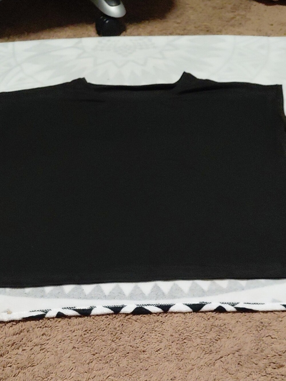 ZYIA Black Active Top - Crew Neck